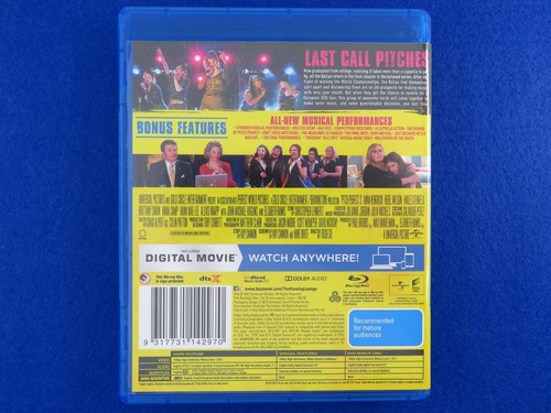Pitch Perfect 3 - Anna Kendrick - Blu Ray - Fast Postage !! - Picture 2 of 2