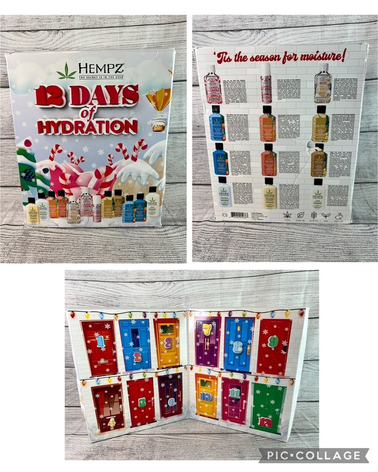 Hempz Twelve Days of Hydration Skin Care Gift Set (12pack) eBay