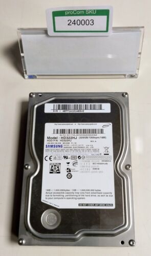 HDD / Festplatte / Samsung / HD322HJ / 3,5" / SATA / 320 GB - Bild 1 von 4