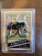Matt Chapman 2020 Topps Transcendent Icons Base Metal Framed Card #17 56/95