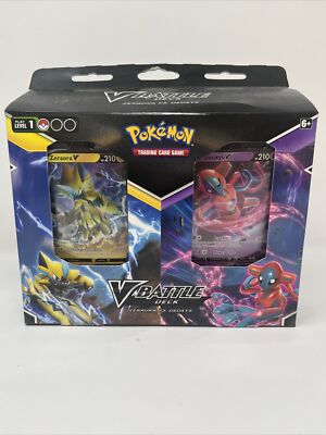 Pokemon TCG V Battle Deck Bundle Box Zeraora vs Deoxys Sealed | eBay