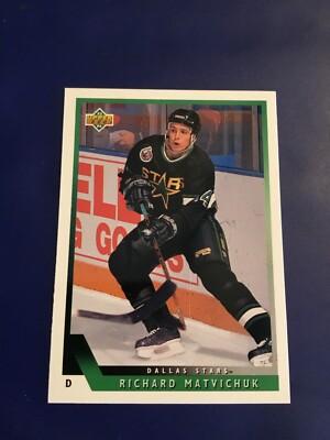 1993-94 Upper Deck # 55 Richard Matvichuk Nort Stars Nice Look!