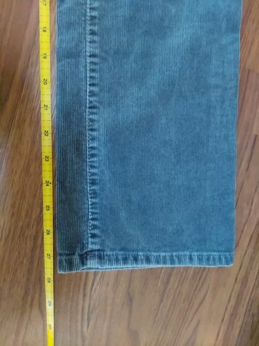 Ann Taylor LOFT Gray Corduroy Pants Original Boot Sz 00P Embroidered Back Pocket - Picture 9 of 9