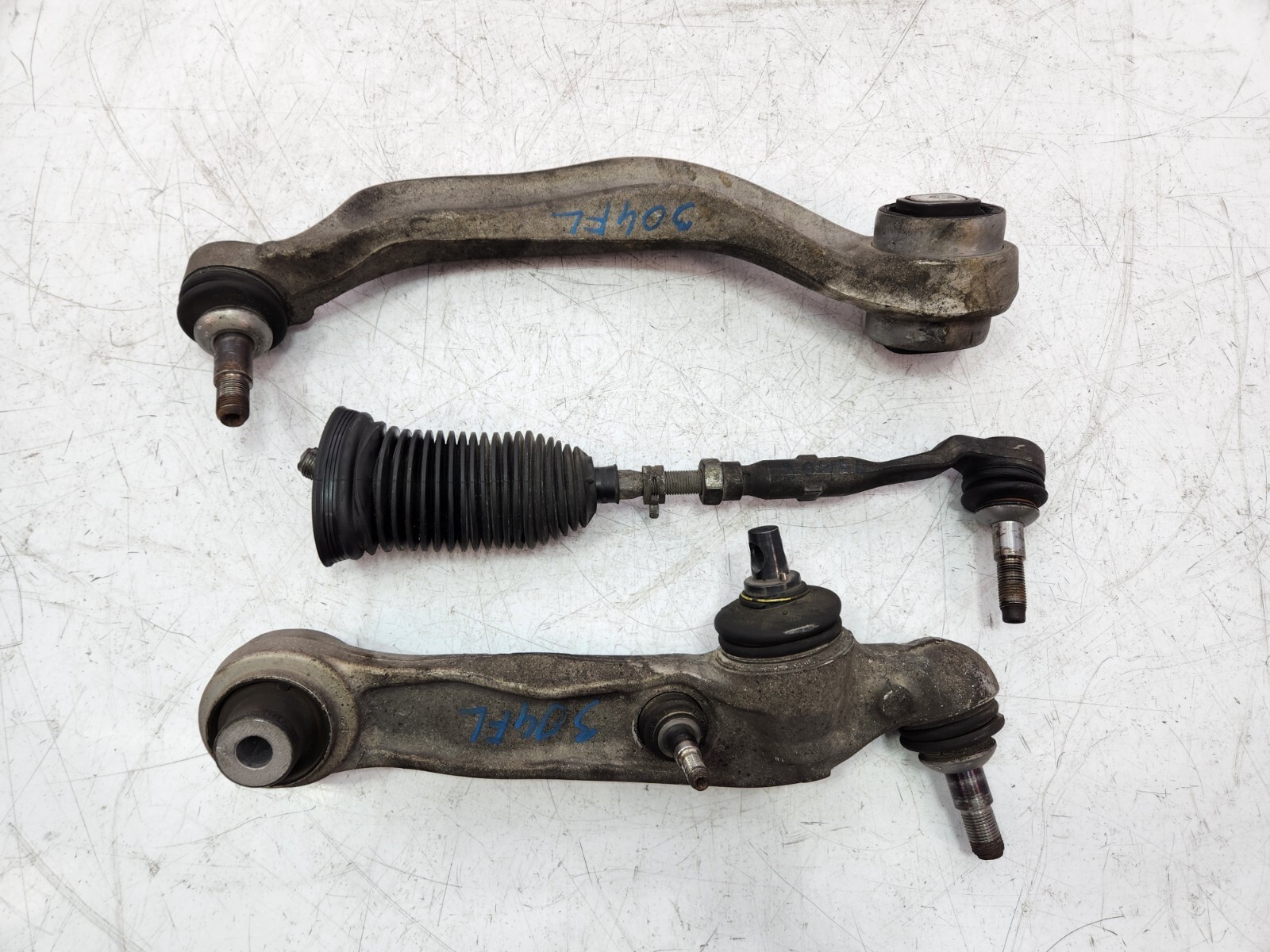 ✅ 10-14 OEM Rolls-Royce Ghost RR4 Front Left Driver Control Arm W/ Tie Rod SET