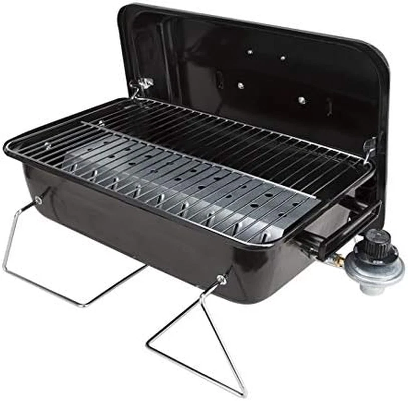 Omaha Go Anywhere Portable Gas Grill - Mini BBQ Propane Grill for Camping, RV, T
