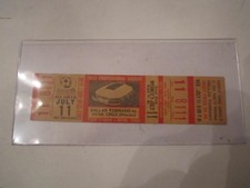 1973 DALLAS TORNADO VS VERA CRUZ (MEXICO) SOCCER TICKET - TEXAS STADIUM - TUB SC