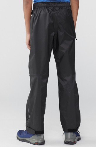 REI Co Op Boys Youth Size L 14-16 Wind Rain Pants Black Nylon Ankle Zip - Picture 11 of 12