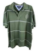 Tommy Hilfiger Short Sleeved Polo Shirt Size Men’s XL Hunter Green