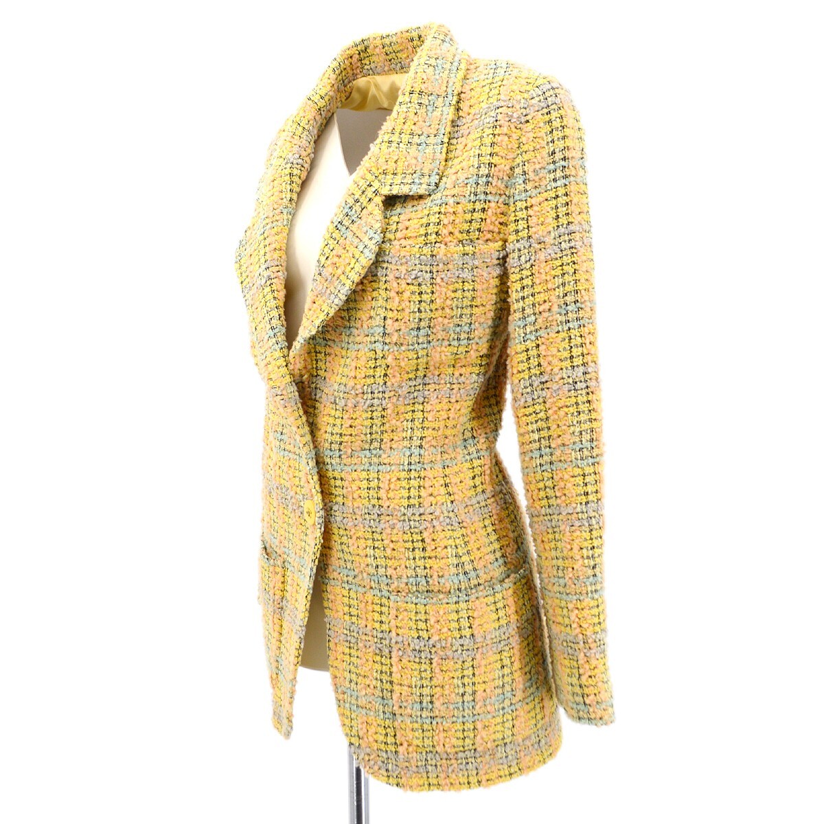 CHANEL シャネル カジュアルジャケット 38(S位) 4100125J0047 Chanel 94A #36 Single Breasted Long Sleeve Jacket Tweed