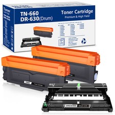 TN660 DR630 Toner Drum for Brother MFC-L2700DW MFC-L2740DW MFC-L2720DW DR660 lot