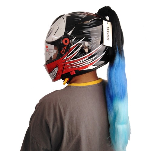 Gradient Ramp Helmet Braids / Ponytail Motorcycle Helmet Decorate Hair 1 pcs - Bild 35 von 54