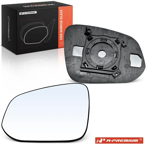 A-Premium Driver Left Side Manual Mirror Glass for Toyota RAV4 2013 2014-2018