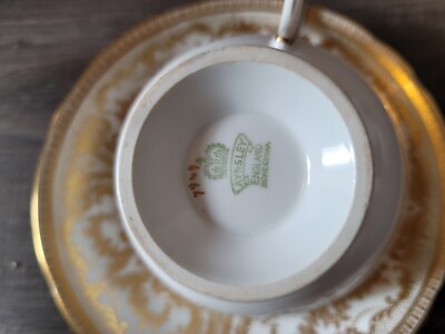 AYNSLEY ゴールド　フォーク Aynsley Bone China Pattern 7949 Heavy Gold Gilt Teacup