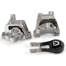 For Jeep Cherokee 2.4L 14-19 Complete Engine Motor Transmission Mount Set 3PCS