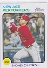 SHOHEI OHTANI Topps Heritage Baseball NEW AGE PERFORMERS Insert Card LA DODGERS!