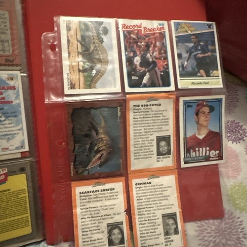 75 Sport Sammelkarten meist Fußball, in einer Baseball Kartensammlung Heft - Bild 24 von 24