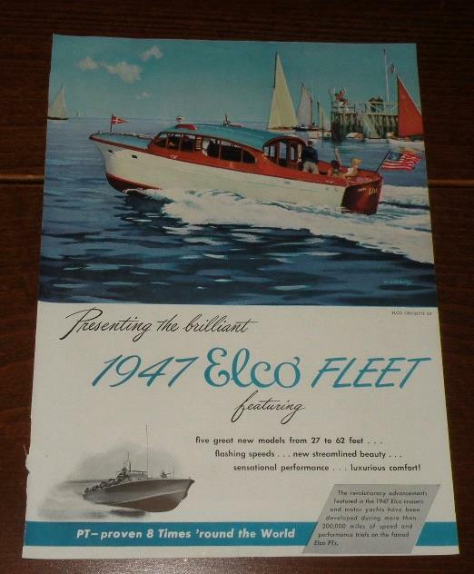 Magazine Ad - 1947 - Elco Boat Works - Bayonne, NJ ...