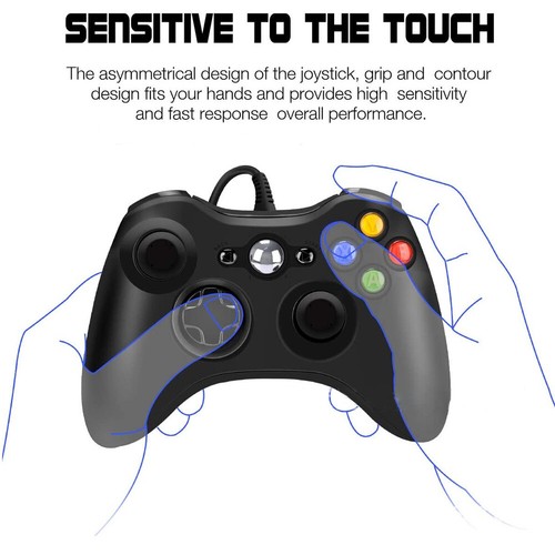 Wireless Game Controller Gamepad Joystick For Xbox 360 2.4G Windows PC 7/8/10/11 - Picture 4 of 11