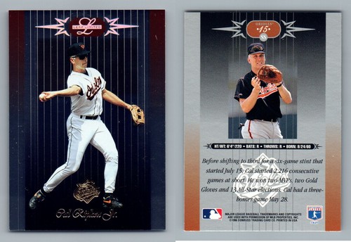 1996 LEAF LIMITED 15 CAL RIPKEN Jr ORIOLES - 第 1/1 張圖片