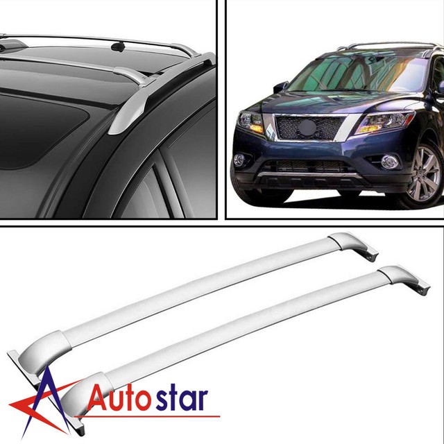 Nissan Murano 2007 Complete Roof Rack Cross bar silver full set OEM eBay