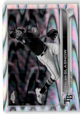 2022 Topps Chrome Sonic #152 Tyler Glasnow Black & White RayWave