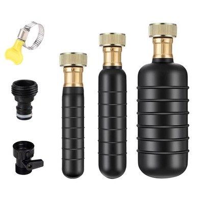 Drain Cleaning Bladder- Fits 1'' to 2'' Pipes, 3/4'' Hose Thread Valve,Ideal for...