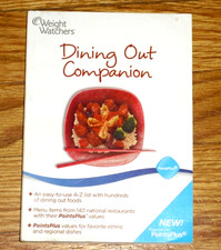 WEIGHT WATCHERS DINING OUT COMPANION Points Plus 2010 edition