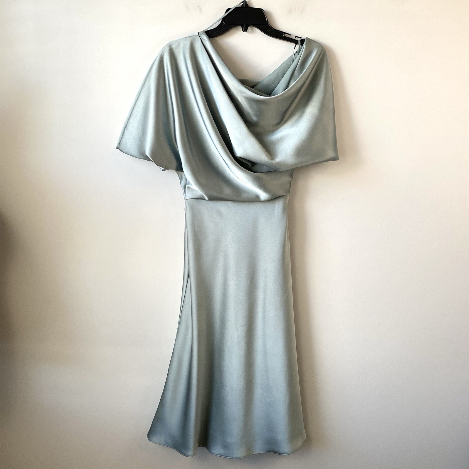 Lace Grey Midi Dress Wedding Amsale The Slouch One Shoulder Satin Midi  Dress Jade Green