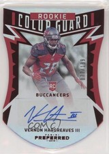 2016 Panini Preferred Rookie Color Guard 77/199 Vernon Hargreaves III Auto 1x9