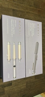 2 items. Monat Triple Touch Curling Wand & Cool Lock Straight Curl Iron