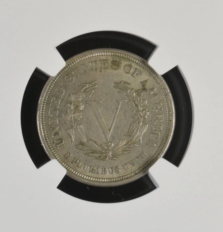 1883 Liberty Head V Nickel “No Cents” • NGC MS61 • First Year Philadelphia - Image 4 of 4