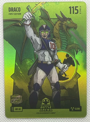 2024 Bo Jackson Battle Arena #GBF-60 Draco Green Glow  SSP