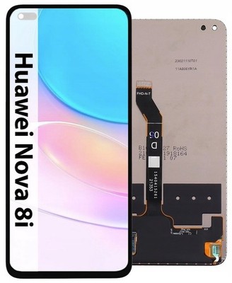 Für Huawei Nova 8i Display Komplettes Bildschirm LCD + Touch Screen