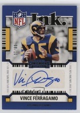 2024 Panini Contenders NFL Ink Gold /10 Vince Ferragamo #INK-VFO Auto 10k8