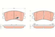 Bremsbelagsatz Vorne für Mazda 6 Hatchback GG Station Wagon GY Limo 02-08