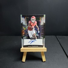 Jalil Farooq Autograph 2025 Leaf Metal Football Auto Laser Refractor SP