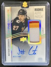 2024-25 UD Premier Matthew Coronato 2023-24 Acetate Rookie Patch Auto #/249