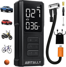 Tire Inflator Portable Air Compressor - 5200Mah 150PSI Quickly Inflate Portable