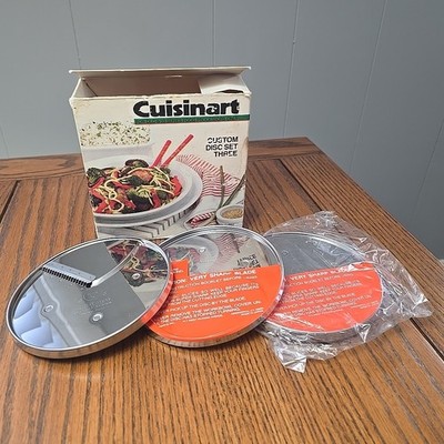 Cuisinart DLC-883 Food Processor Custom 3 Disc Set For DLC-8/10 Series