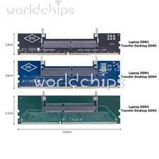 DDR3 DDR4 DDR5 Laptop to Desktop Memory Adapter Card SO-DIMM To PC DIMM Lot