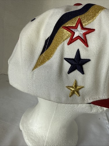 New York Islanders Mitchell & Ness Snapback NHL Hat American Flag on Side RARE - Picture 10 of 22
