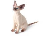 Devon Rex Cat Toy Action Figure Small Animal Figurine Doll Gift for Kids