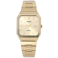 CASIO MTP-B185G-9A MTP-B185G Classic Design Quartz Analog Gold Gold