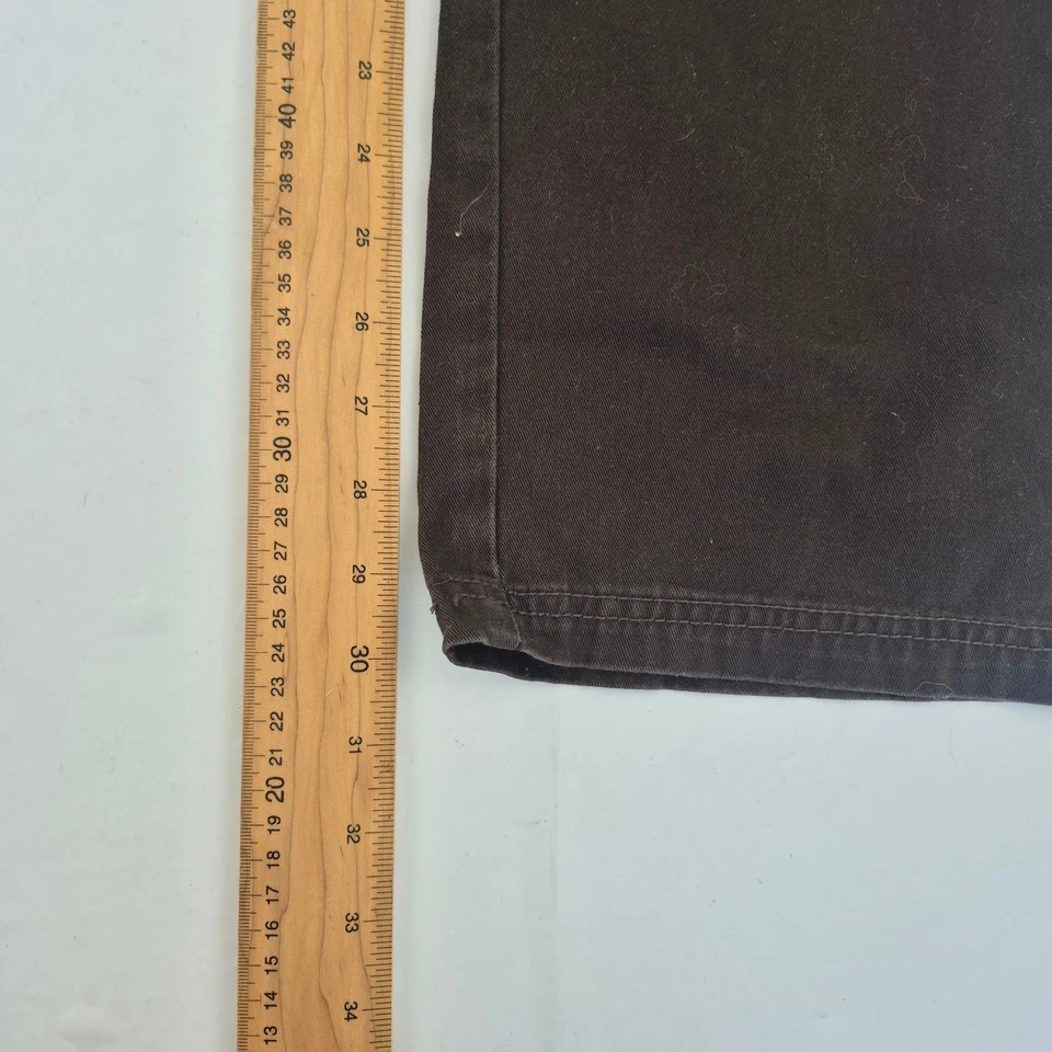 Pantalón JEEP W34 L30 Marrón Para Hombre Algodón Calce Relajado Informal Duradero Foto 2 de 4