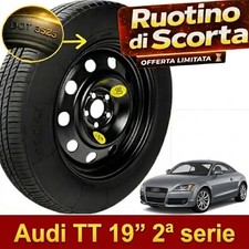 Notrad 19 Zoll für Audi TT 2. Serie Mk2 125/70 R19 5x112 Stahl Schwarz 2025