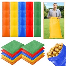 20Pcs Potato Sack Race Bags Large Size Game Race Bag for Carnival Easter Chri