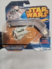 2014 Star Wars Hot Wheels Rebel Snowspeeder with Flight Navigator Die-Cast