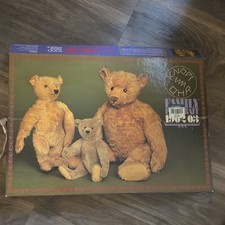 SunsOut Teddy Bears 1000pc Jigsaw Puzzle Cardboard Interlocking 17 MPN 1032