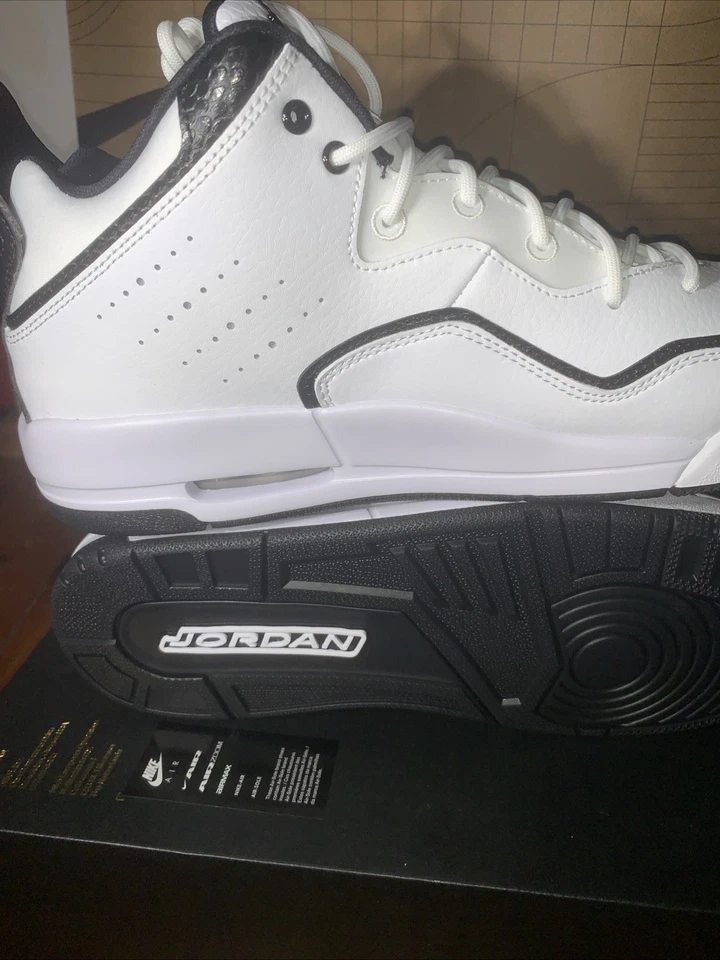 Nike Air Jordan Courtside 23 White Black Shoes Sneakers Mens Size US 13 NEW - Image 3 of 4