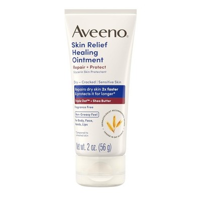 Aveeno Skin Relief Healing Ointment, Repair & Protect Extra Dry, Cracked 2.0 oz.